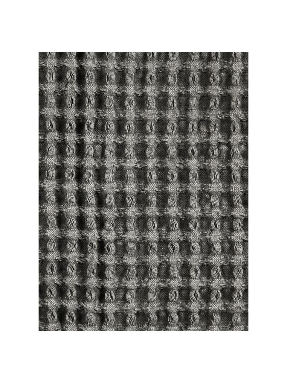 Narzuta z piki waflowej Kikai, 100% bawełna, Szary, S 260 x D 260 cm (na łóżka do 200 x 200 cm)