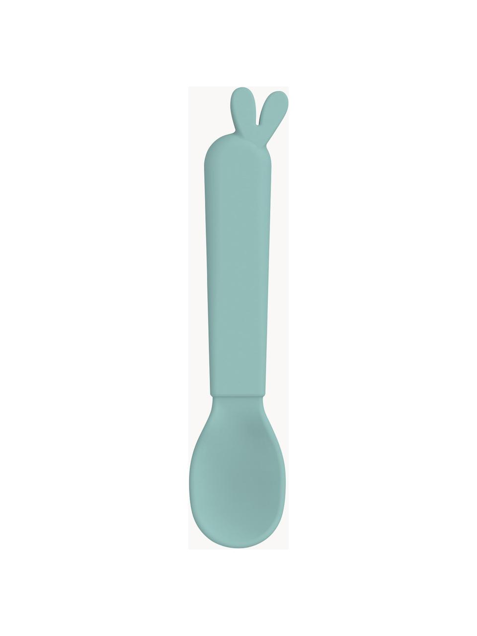 Cuillères enfant Kiddish, 4 élém., Plastique, sans BPA, Tons bleus, long. 13 cm