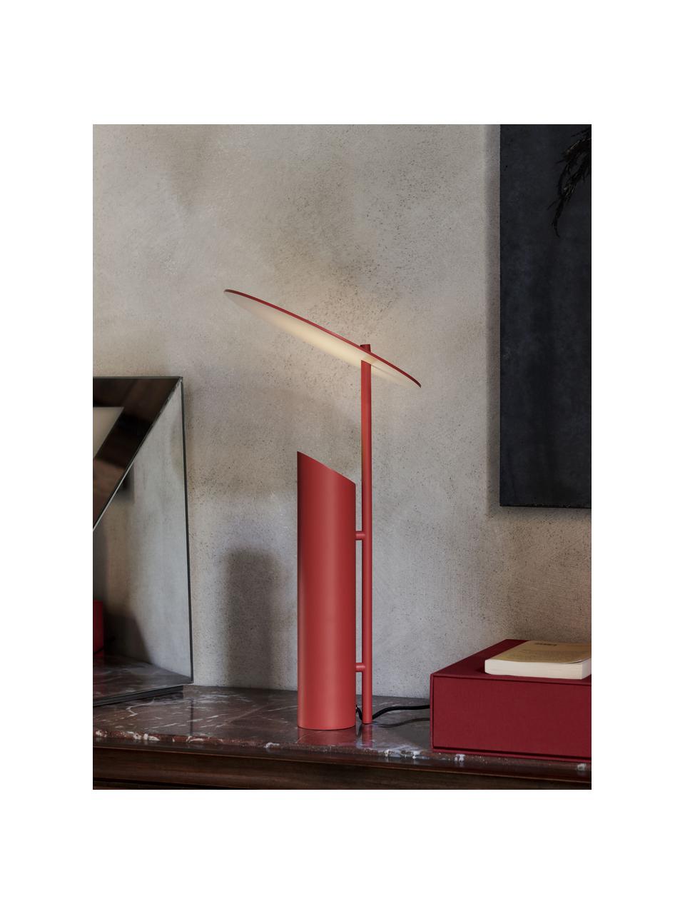 Lampada da tavolo grande Reflect, Rosso, Ø 30 x Alt. 60 cm
