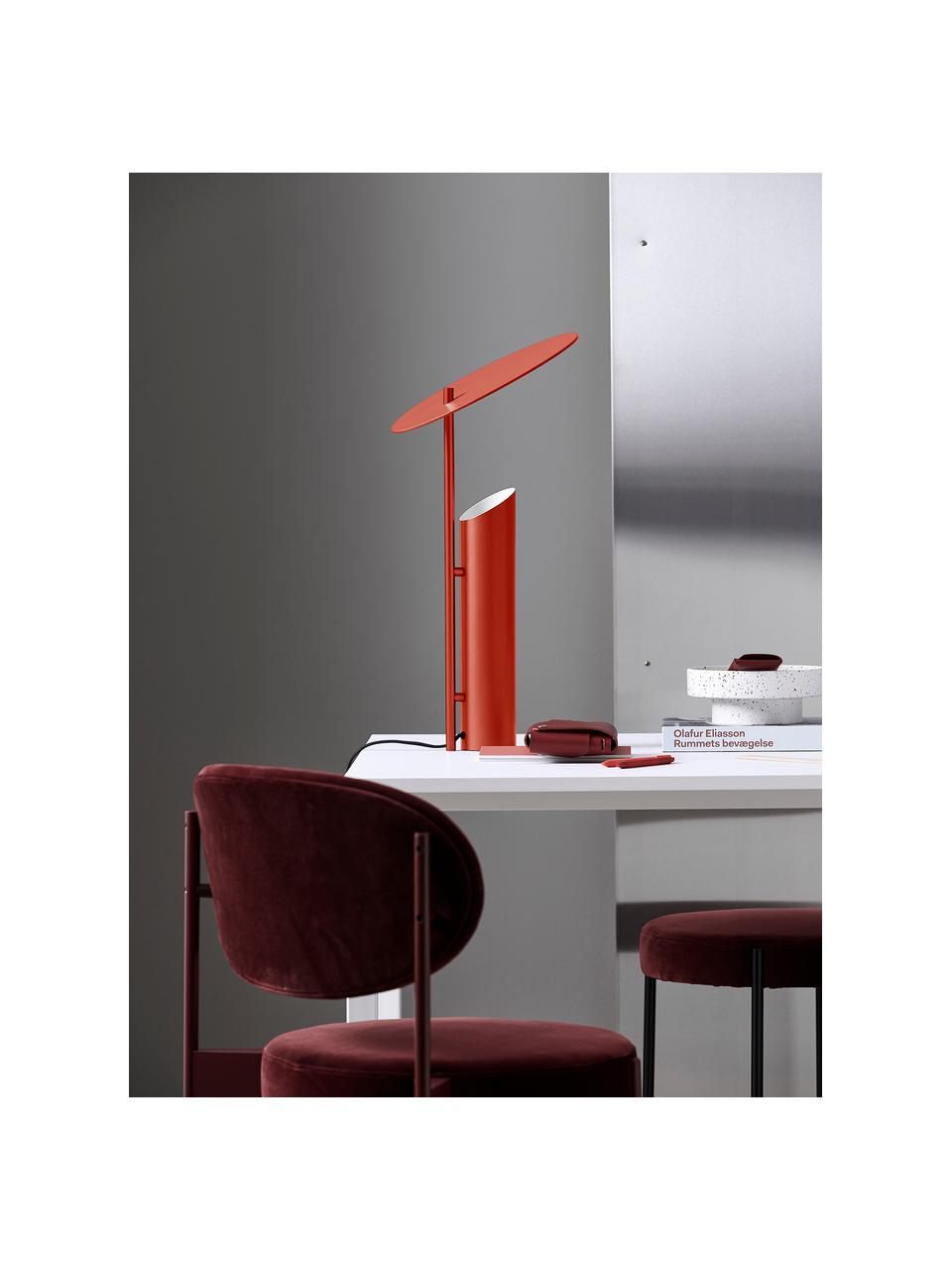 Velká stolní lampa Reflect, Červená, Ø 30 cm, V 60 cm