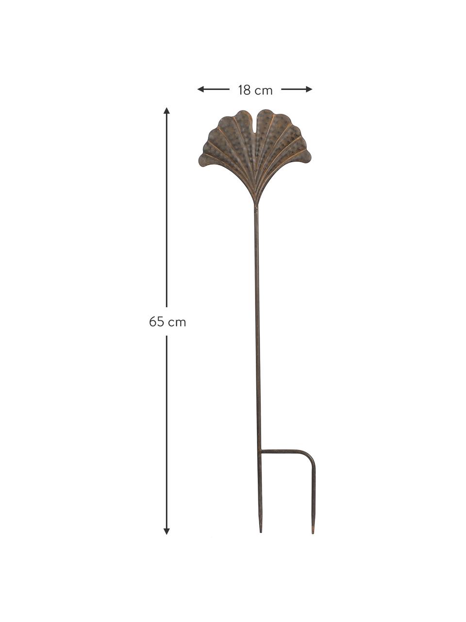 Gartenstab Zaza, Metall, Braun, B 18 x H 65 cm