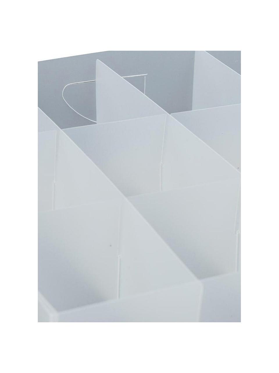 Organizadores Basami, 4 uds., Polipropileno, Transparente, An 30 x Al 8 cm