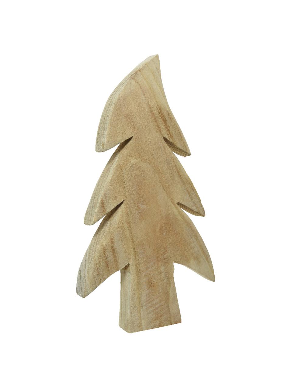 Albero decorativo in legno Twinkle, Legno di Paulownia, Legno di Paulownia, Larg. 25 x Alt. 46 cm