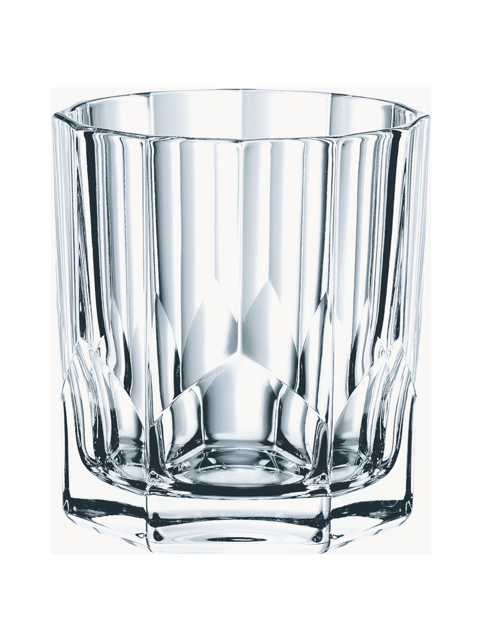 Kristall-Whiskygläser Aspen, 4 Stück, Kristallglas, Transparent, Ø 9 x H 10 cm, 320 ml