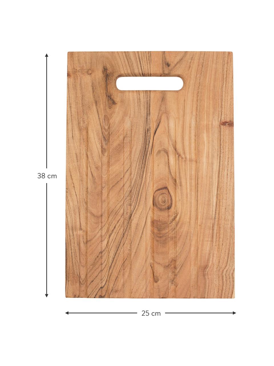 Tabla de cortar de madera de acacia Bert, Madera de acacia, Madera de acacia, L 38 x An 25 cm