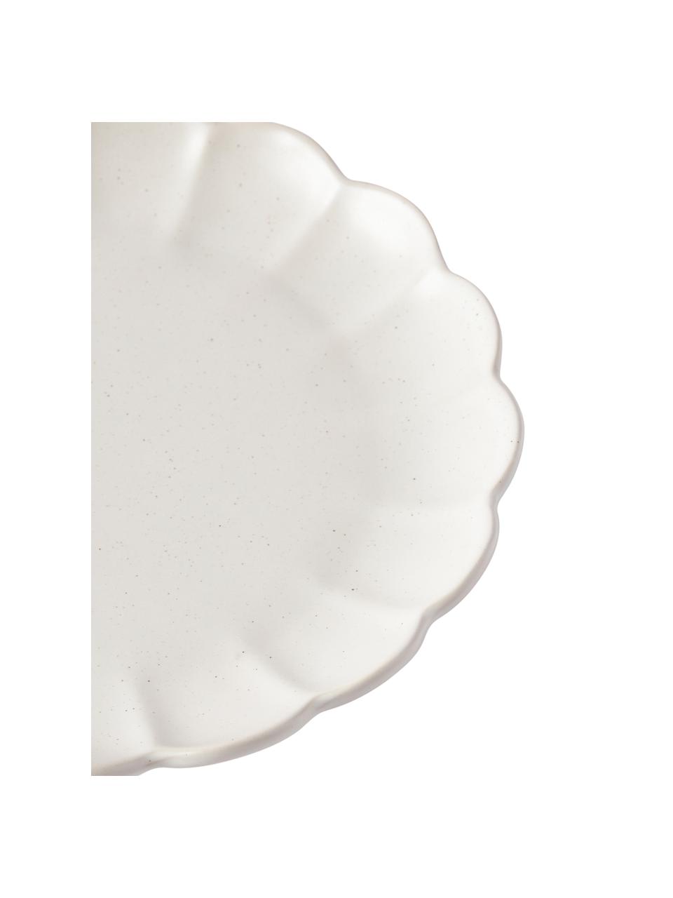 Piatto da colazione Sabina 4 pz., Gres, Paralume: bianco, Ø 21 cm