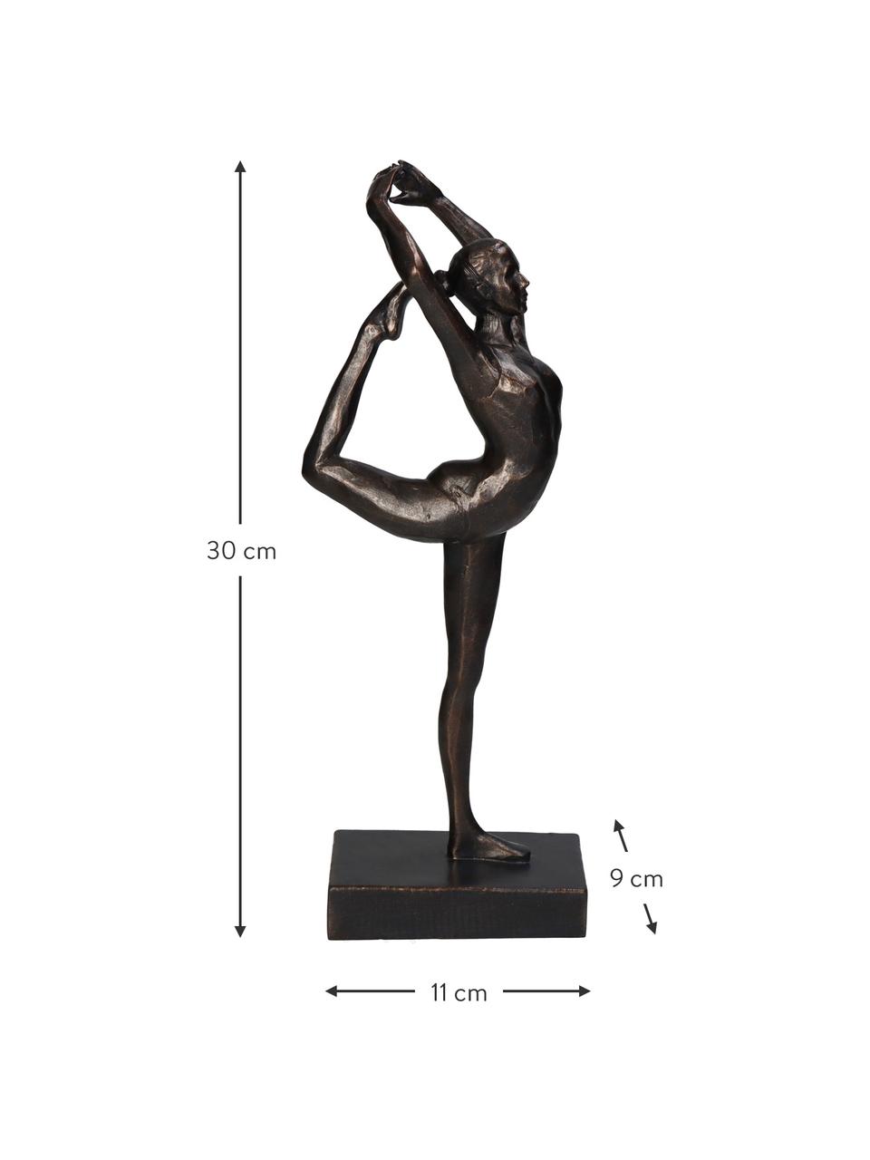 Dekoracja Gym, Poliresing, Czarny, S 11 x W 30 cm
