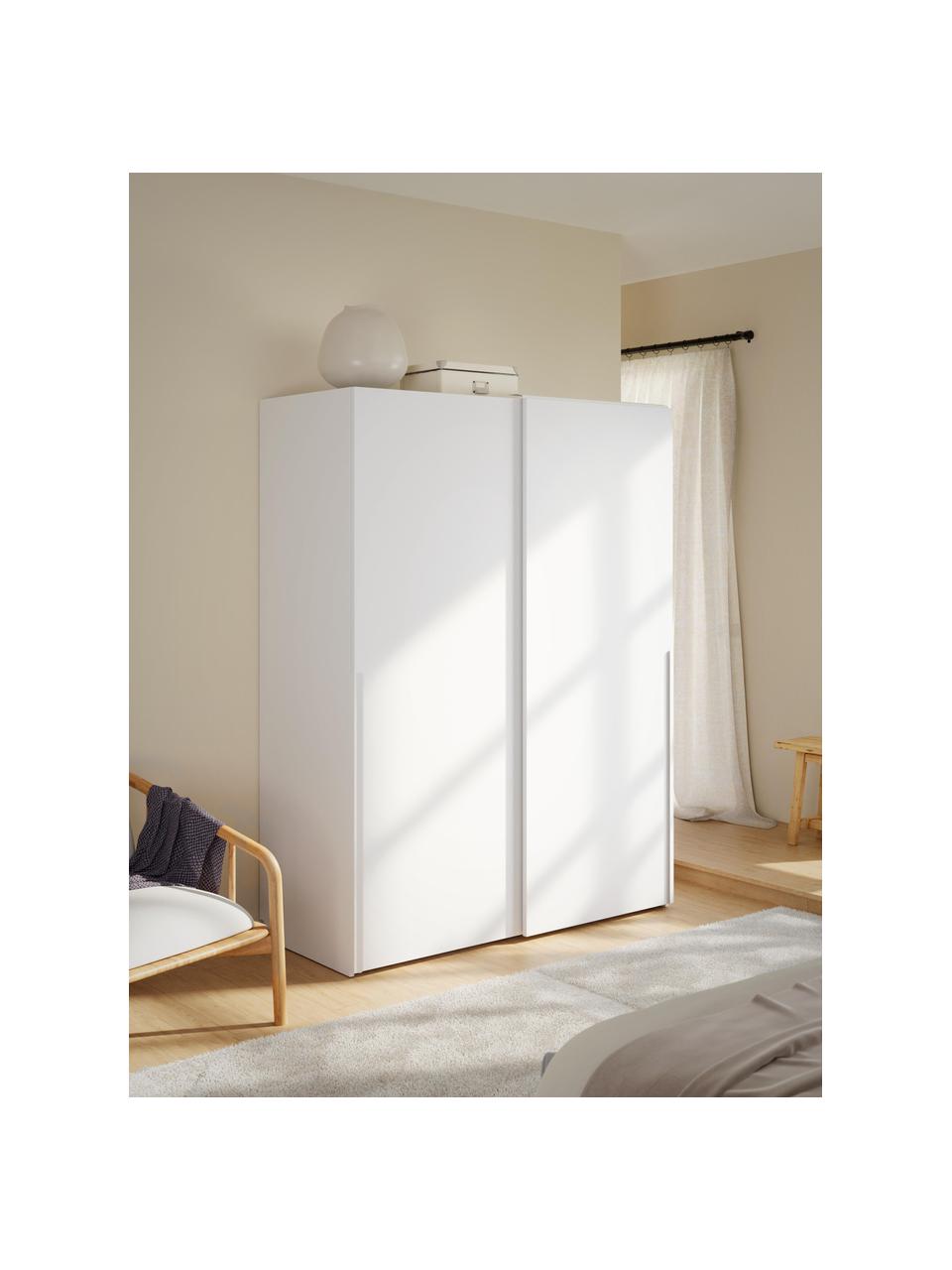 Armoire modulaire à portes coulissantes Leon, larg. 150 cm, plusieurs variantes, Blanc, Basic Interior, larg. 150 x haut. 200 cm