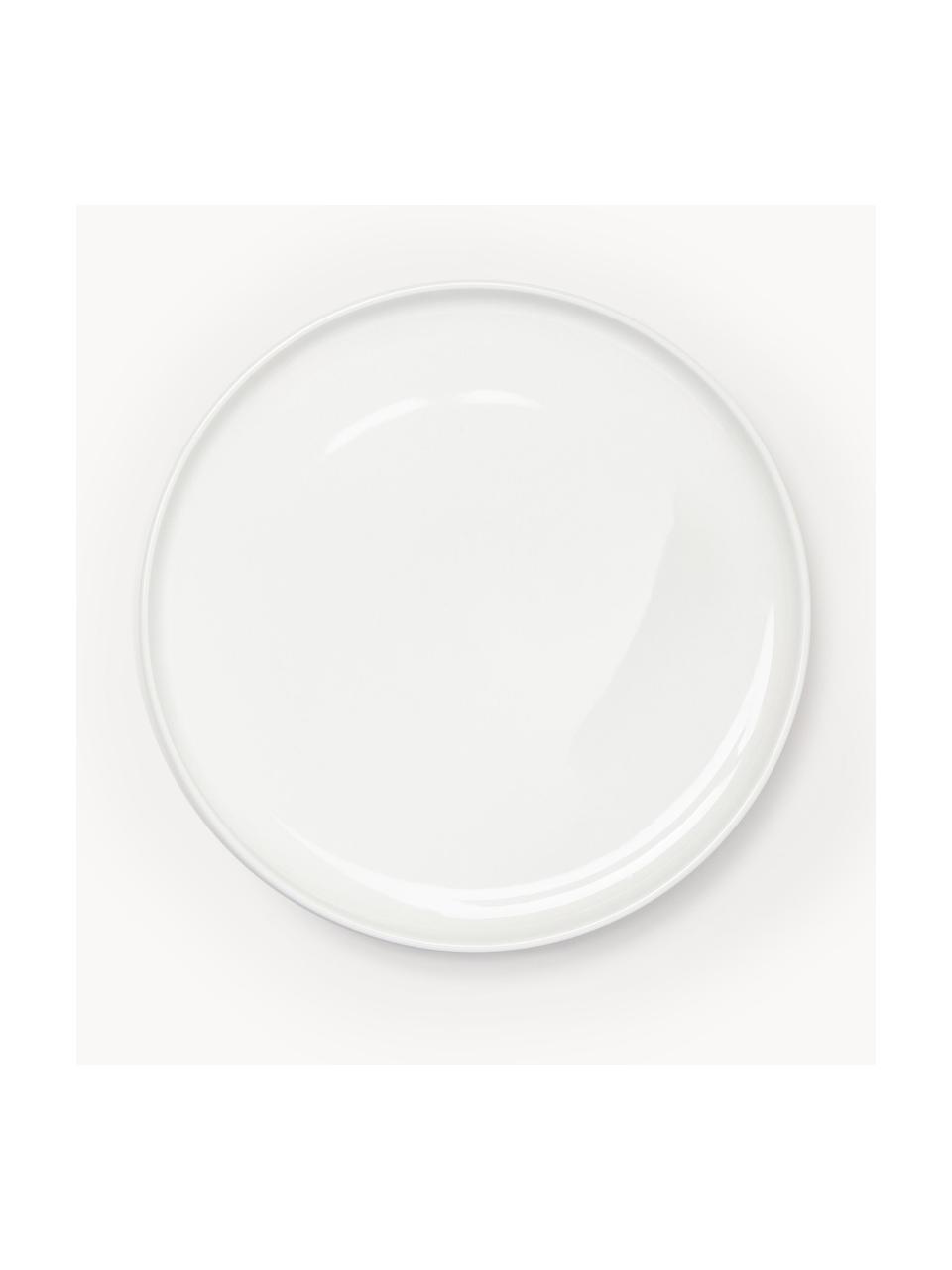 Dessous-de-plat en porcelaine Nessa, Porcelaine de haute qualité, émaillé, Blanc cassé, haute brillance, Ø 32 cm