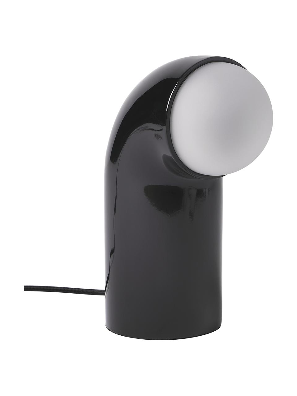 Stolní lampa Memphis, Polyresin, Černá, Š 11 cm, V 26 cm