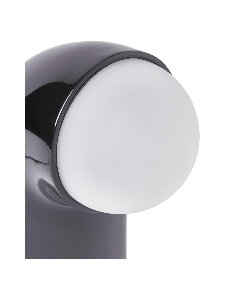 Lampa stołowa Memphis, Poliresing, Czarny, S 11 x W 26 cm