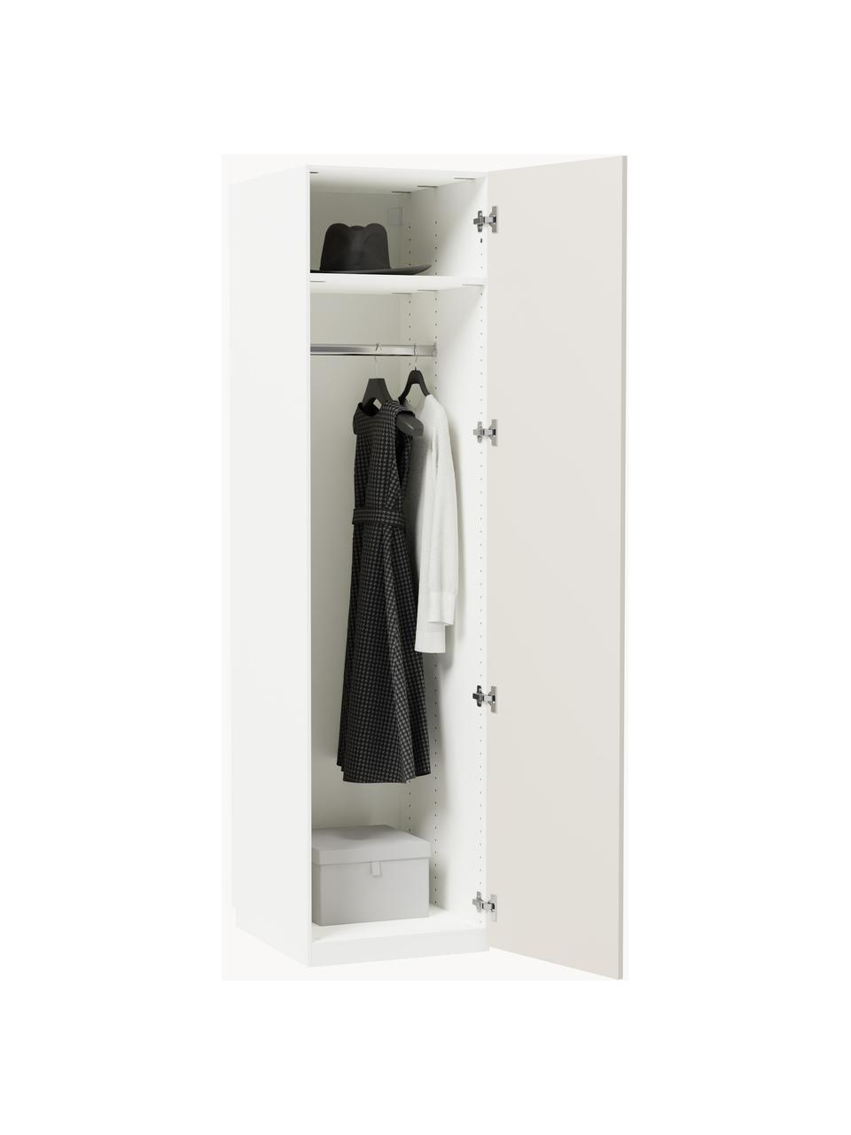 Armoire modulaire à portes battantes Charlotte, larg. 50 cm, plusieurs variantes, Beige, Basic Interior, larg. 50 x haut. 200 cm