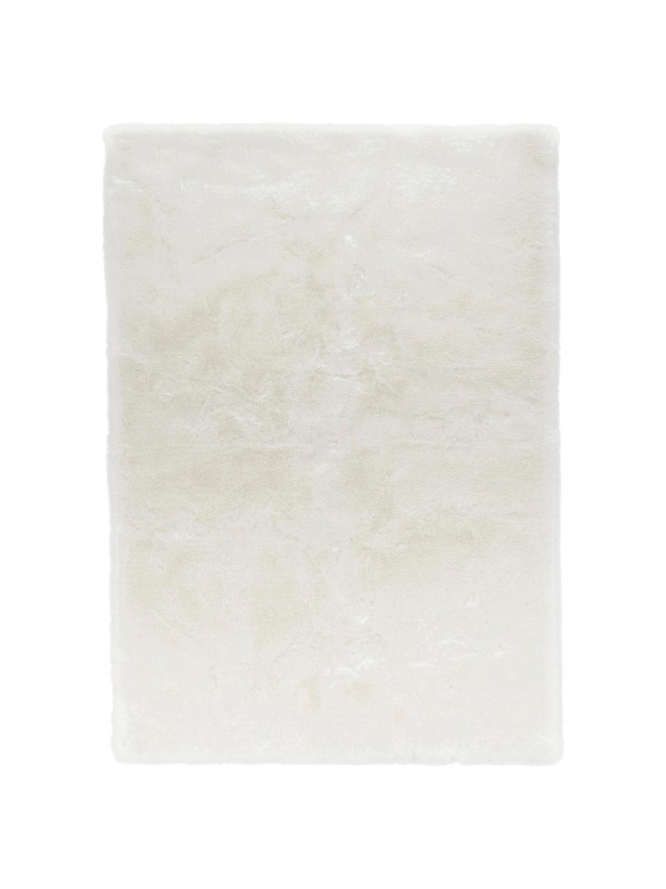 Tapis moelleux blanc en fourrure synthétique Superior, Blanc