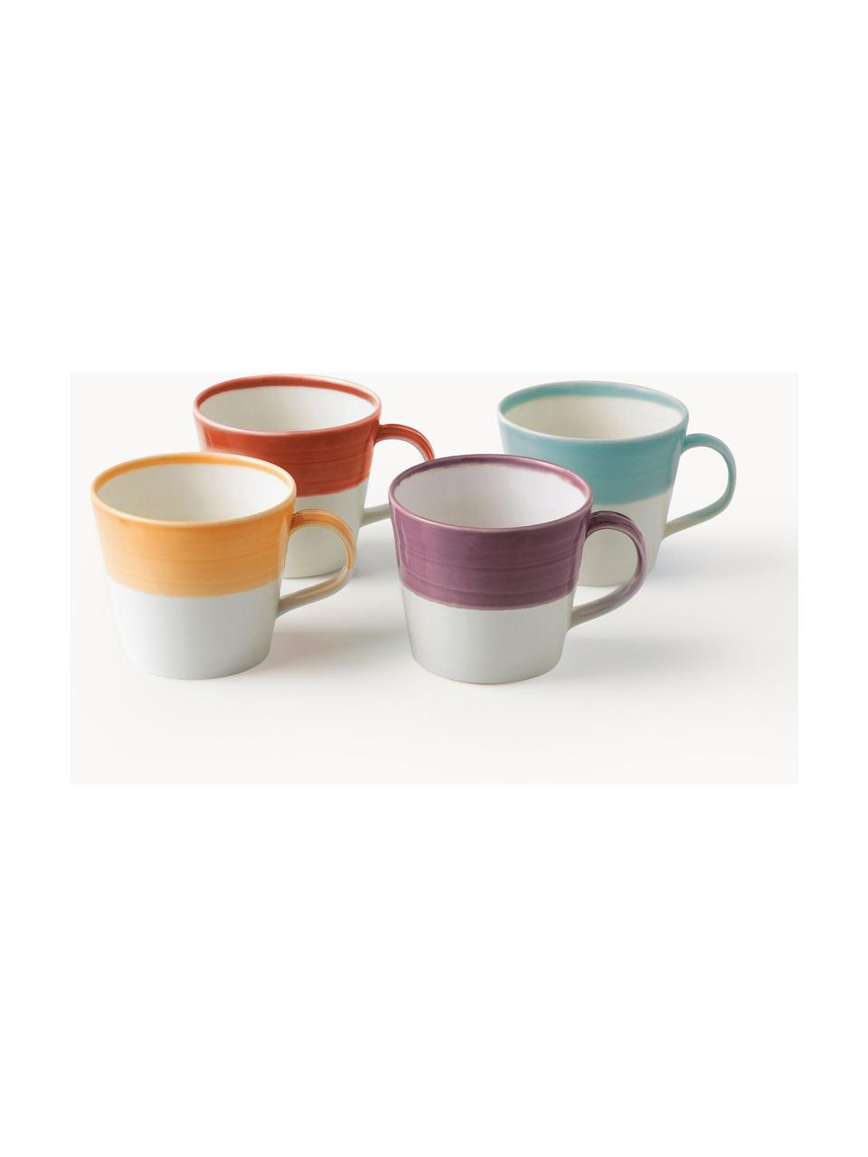 Súprava XL šálok z porcelánu Brights, 4 diely, Porcelán, Viacfarebná, Ø 10 x V 9 cm, 450 ml