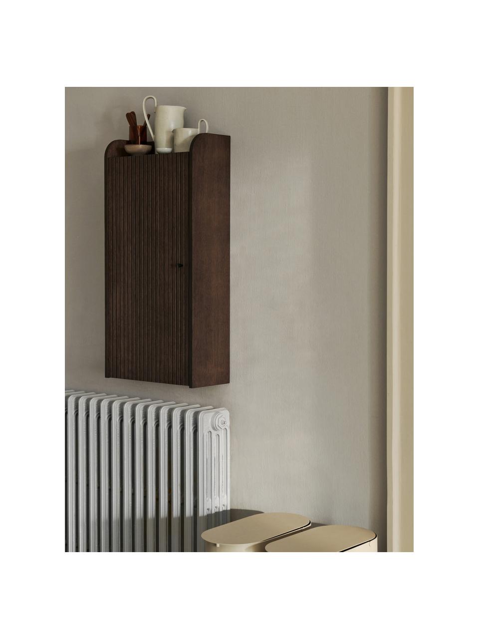 Étagère murale en bois Sill, Placage en bois de chêne, MDF laqué 

Ce produit est fabriqué à partir de bois certifié FSC® issu d'une exploitation durable, Bois de chêne foncé, larg. 43 x haut. 85 cm