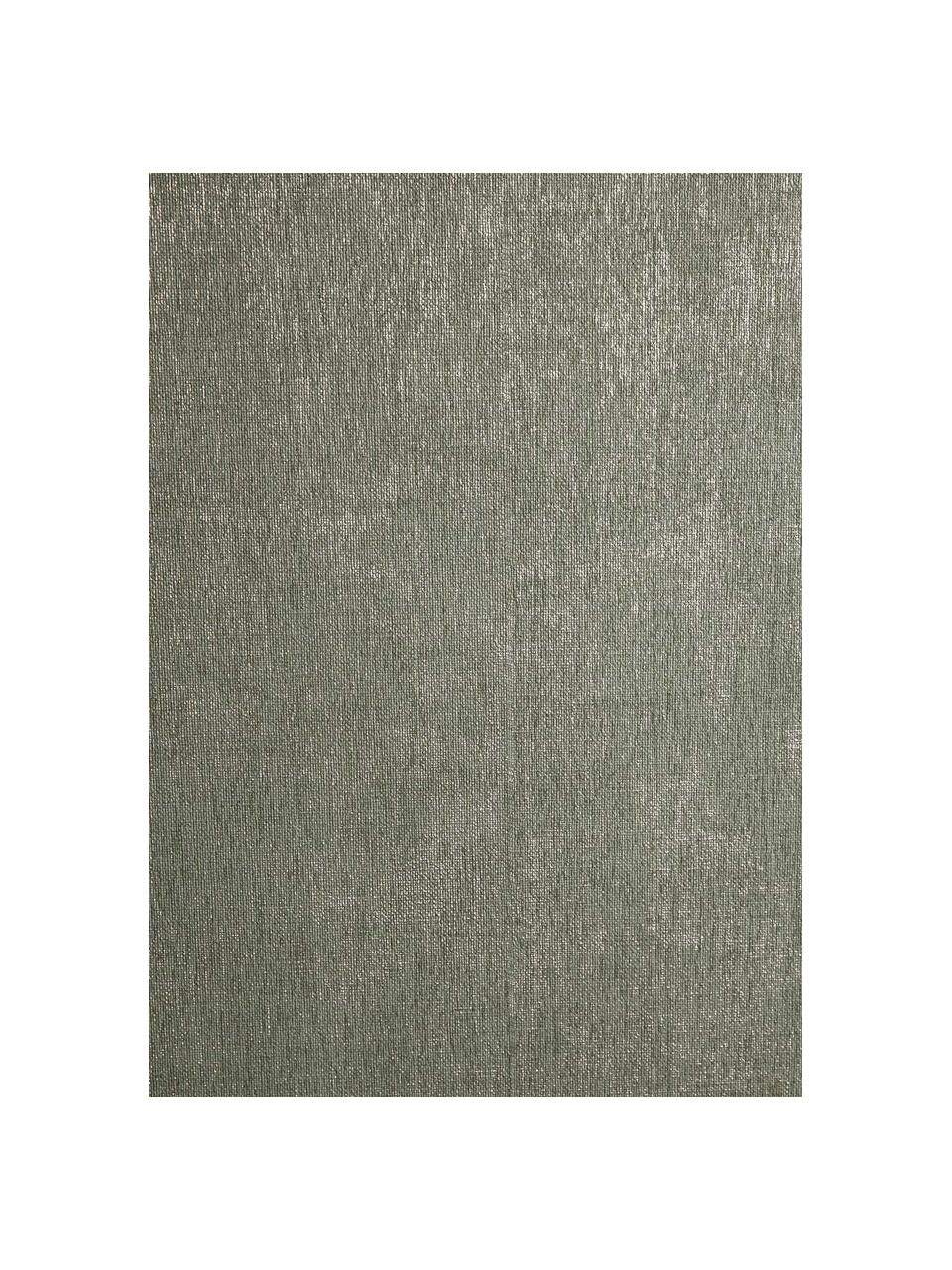 Behang Hotel Chique in groen, Vlies, Groen, grijs, B 53 cm x H 1000 cm