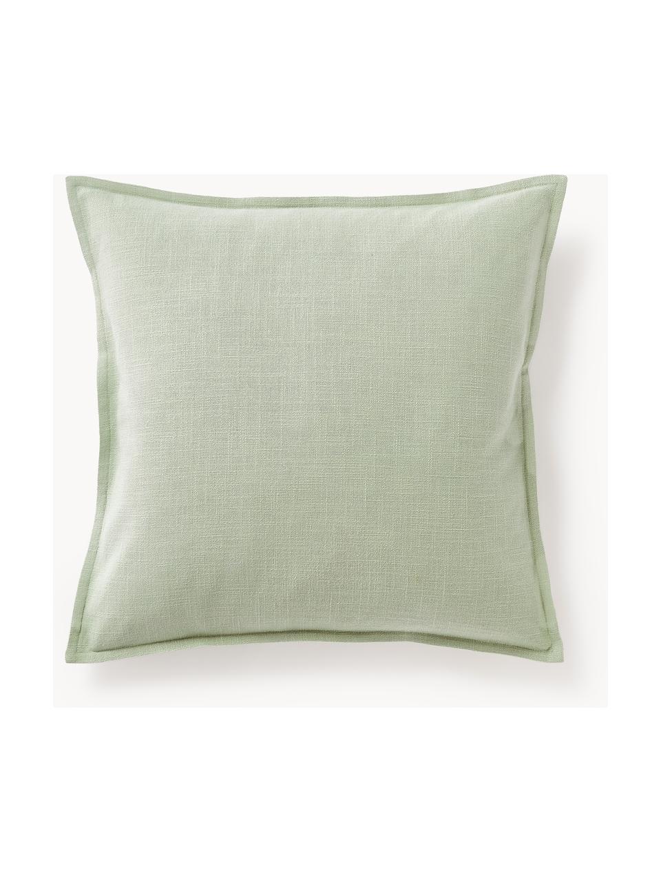 Bavlněný povlak na polštář Vicky, 100 % bavlna, Šalvějově zelená, Š 50 cm, D 50 cm
