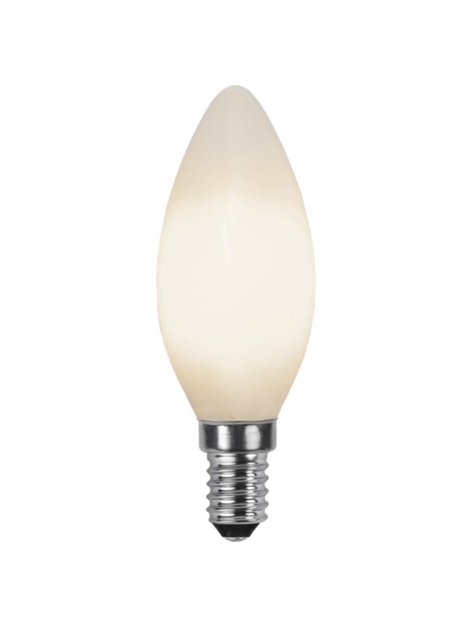 E14 lampadina, 150lm, bianco caldo, 1 pz, Lampadina: vetro, Base lampadina: alluminio, Bianco, Ø 4 x Alt. 10 cm