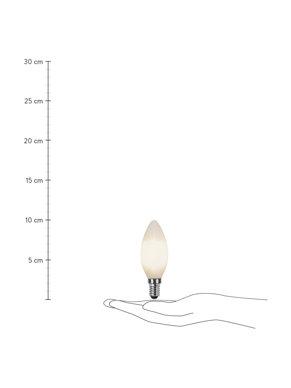 Žárovka E14, teplá bílá, 1 ks, Bílá, Ø 4 cm, V 10 cm, 1 ks