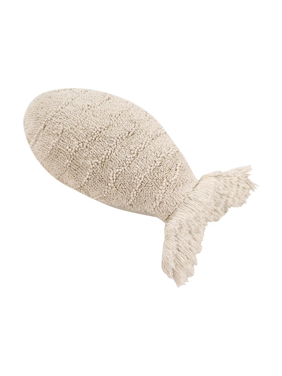 Cojín Baby Fish, con relleno, Funda: 97% algodón, 3% algodón r, Beige, An 30 x L 60 cm
