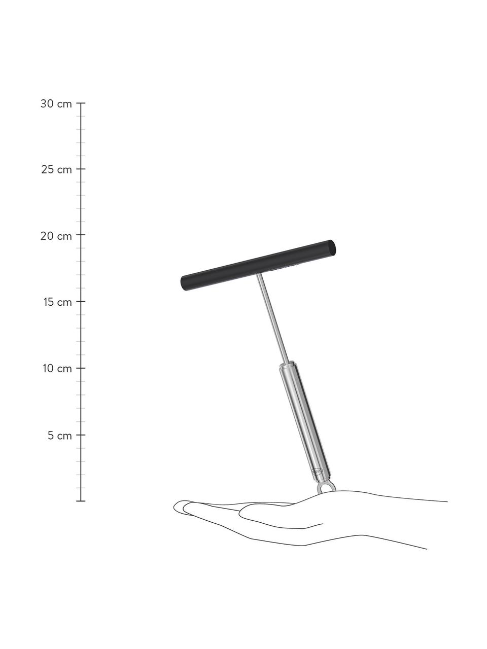 Crepes Verteiler Sili, 18/10 Edelstahl, Silikon, Edelstahl, Schwarz, B 12 x L 19 cm