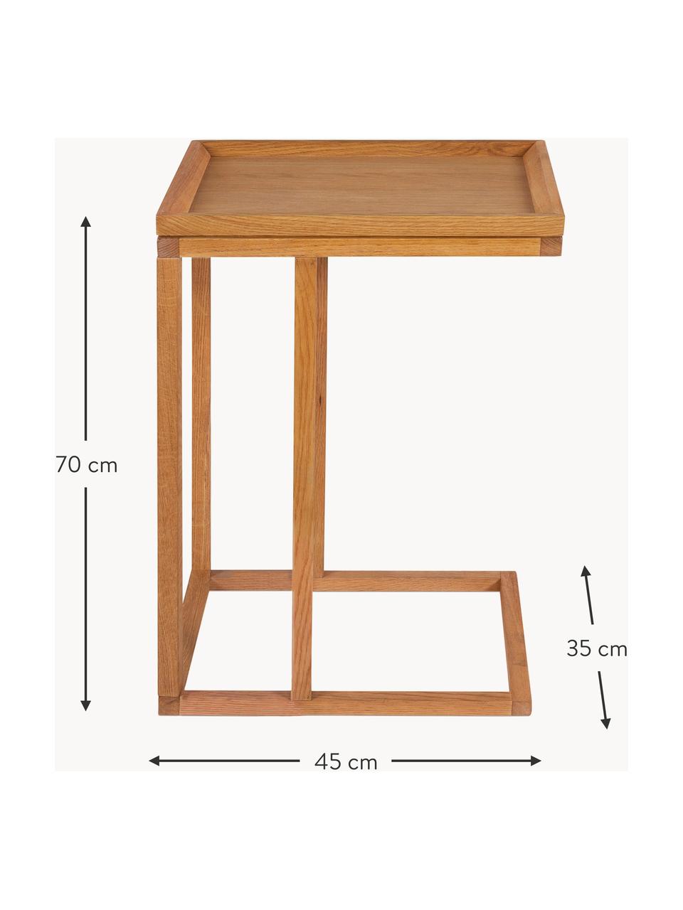 Table d'appoint en bois Volcano, Bois, Bois, larg. 45 x haut. 70 cm