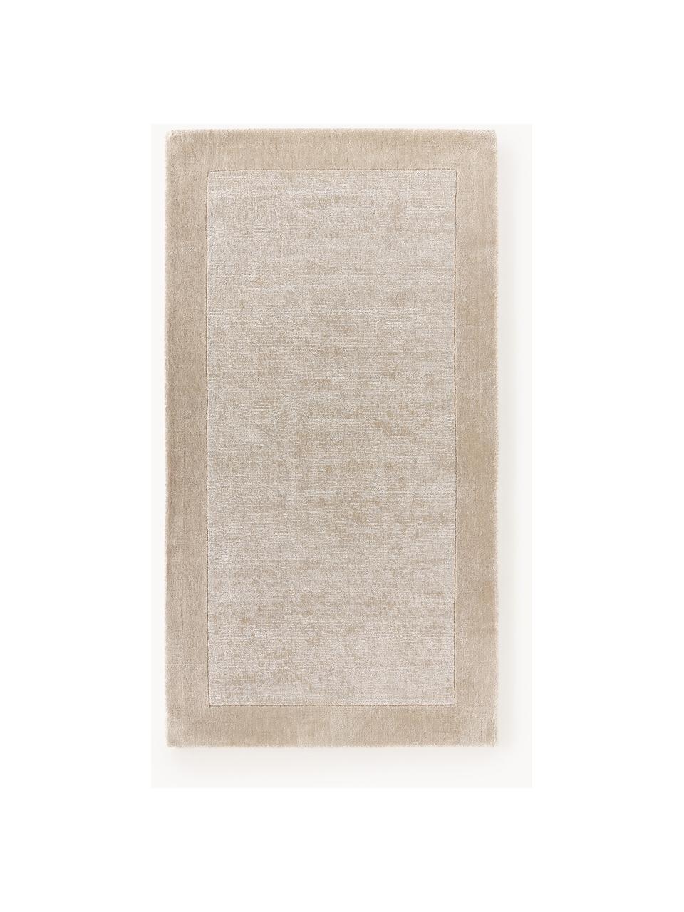 Kurzflor-Teppich Kari, 100 % Polyester, GRS-zertifiziert, Beige, B 80 x L 150 cm (Größe XS)