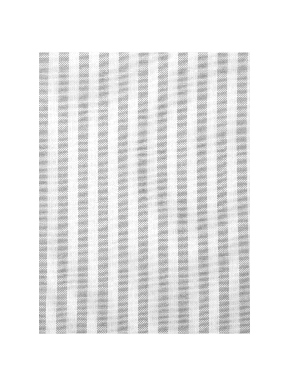 Renforcé dekbedovertrek Ellie, Weeftechniek: renforcé, Wit, grijs, 140 x 200 cm + 1 kussenhoes 60 x 70 cm