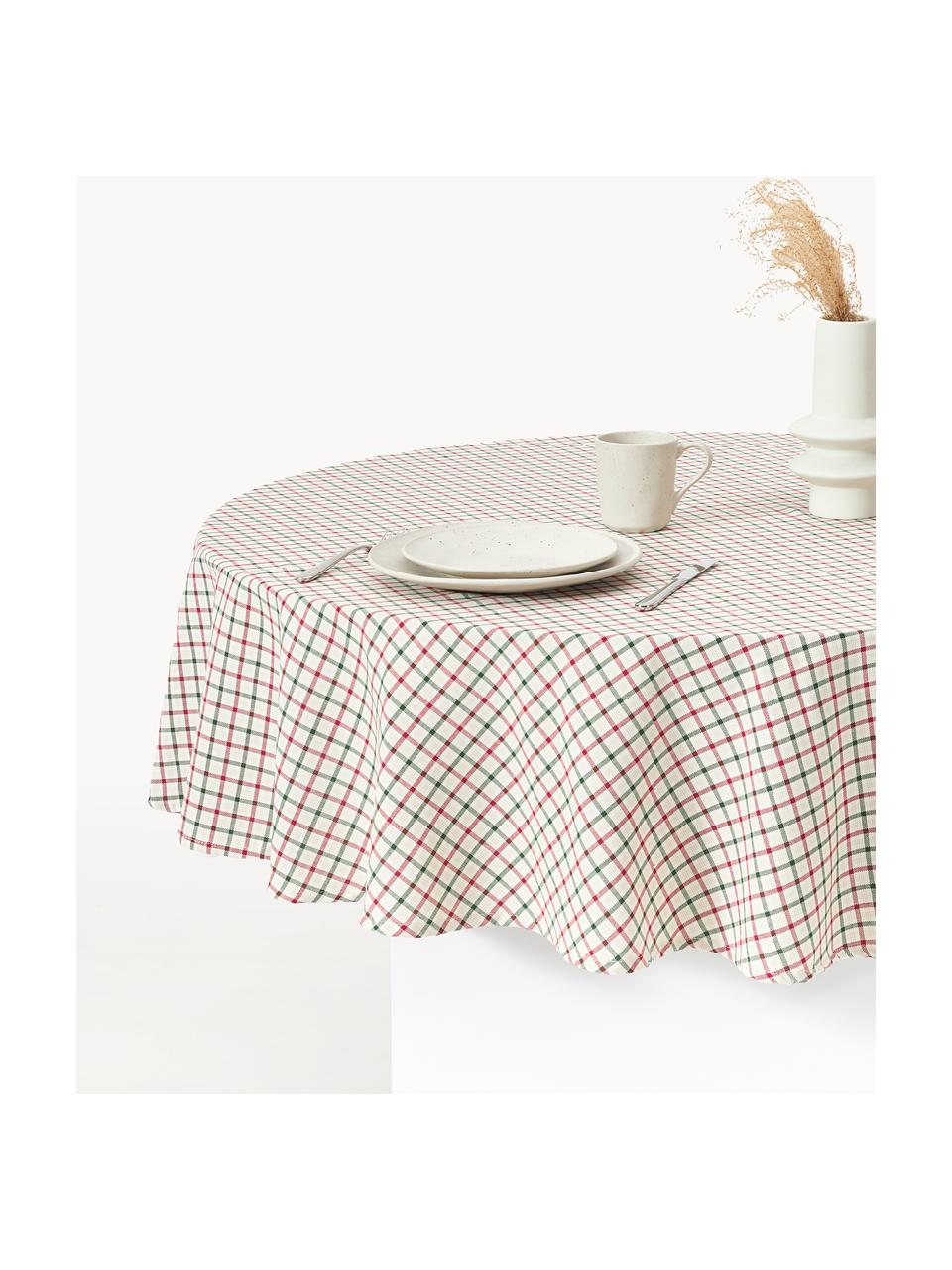 Nappe ronde en coton Ulla, 100 % coton

Le matériau est certifié STANDARD 100 OEKO-TEX®, 4854CIT, CITEVE, Blanc cassé, 4-6 personnes (Ø 180 cm)