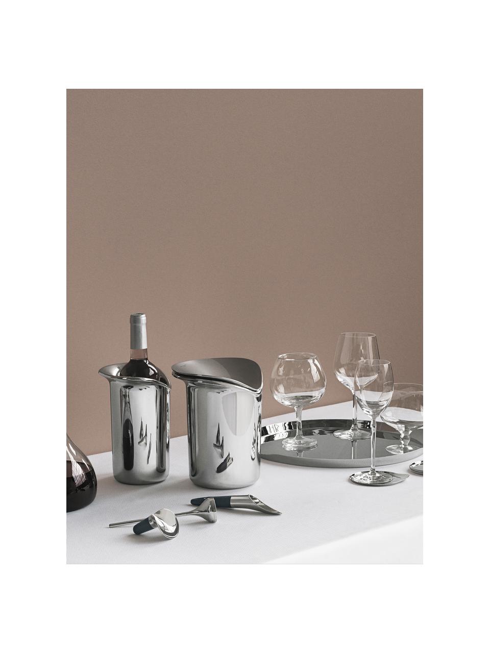 Chladič láhví z nerezové oceli Wine & Bar, Nerezová ocel, leštěná, Lesklá nerezová ocel, Ø 16 cm, V 22 cm