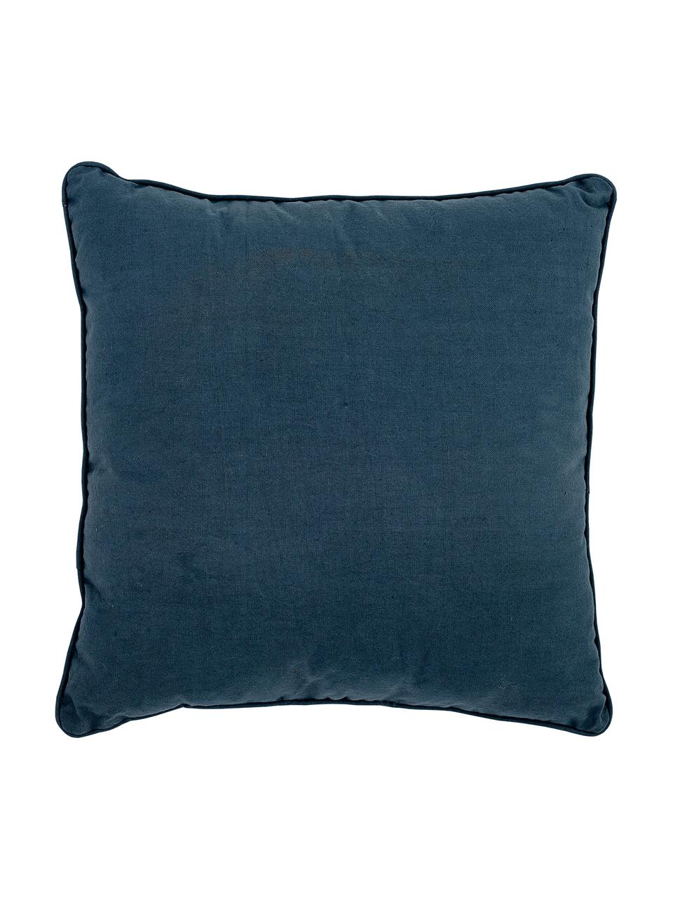 Kissen Hero, mit Inlett, Bezug: 70% Baumwolle, 30% Polyes, Blau, 36 x 36 cm