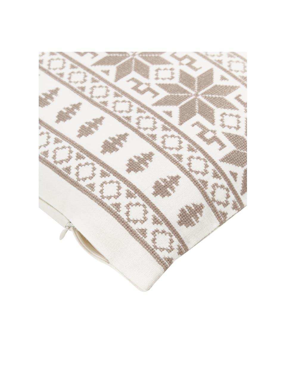 Poszewka na poduszkę Fenna, 100% bawełna, Beżowy, S 30 x D 50 cm