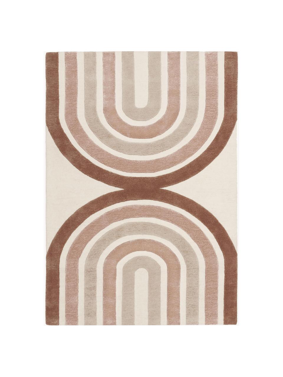 Ručně tkaný koberec s nízkým vlasem Jules, Odstíny béžové, Š 120 cm, D 180 cm (velikost S)