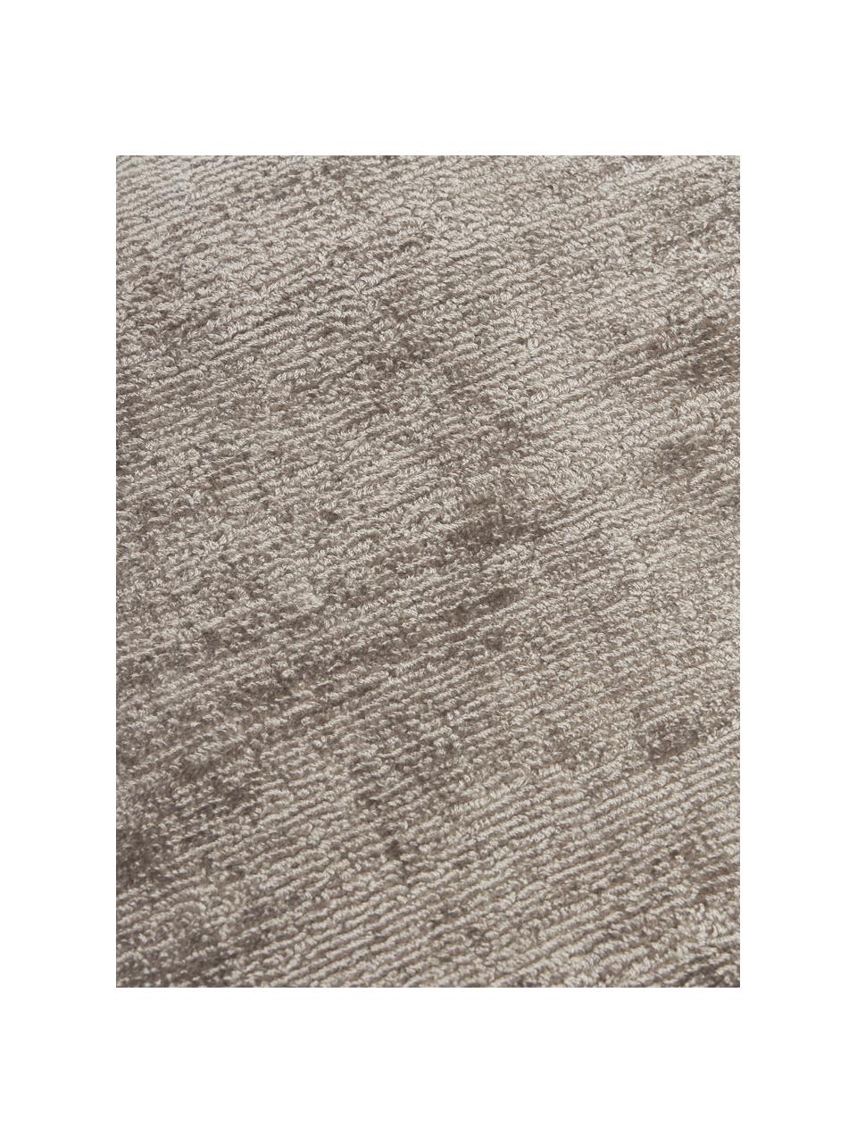 Tapis en viscose tissé main Jane, Taupe, larg. 200 x long. 300 cm (taille L)