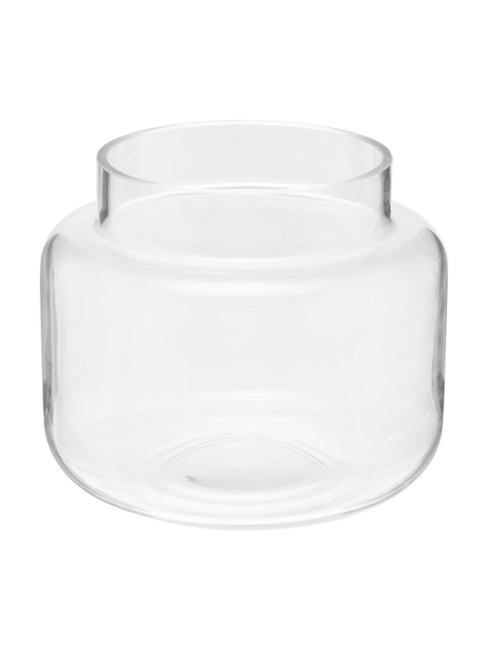 Vase transparent Lasse, Verre, Transparent, Ø 16 x haut. 14 cm