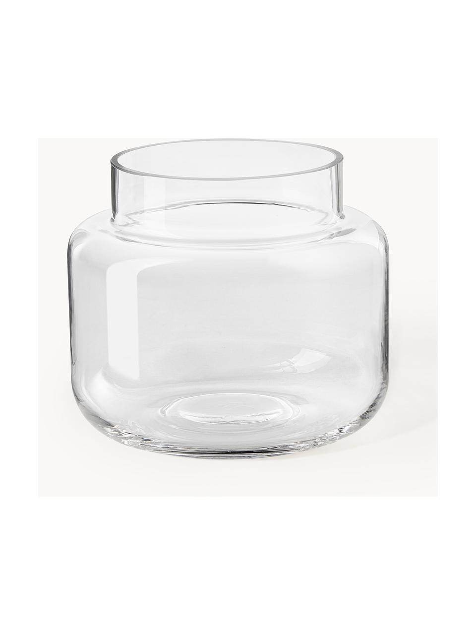 Glas-Vase Lasse, Glas, Transparent, Ø 16 x H 14 cm