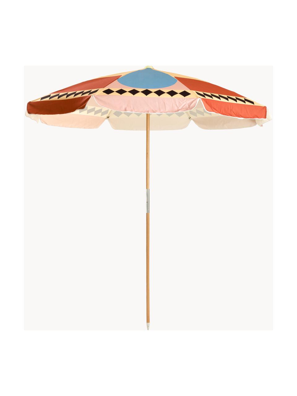 Parasol ogrodowy Amalfi, Wielobarwny, Ø 230 x W 220 cm