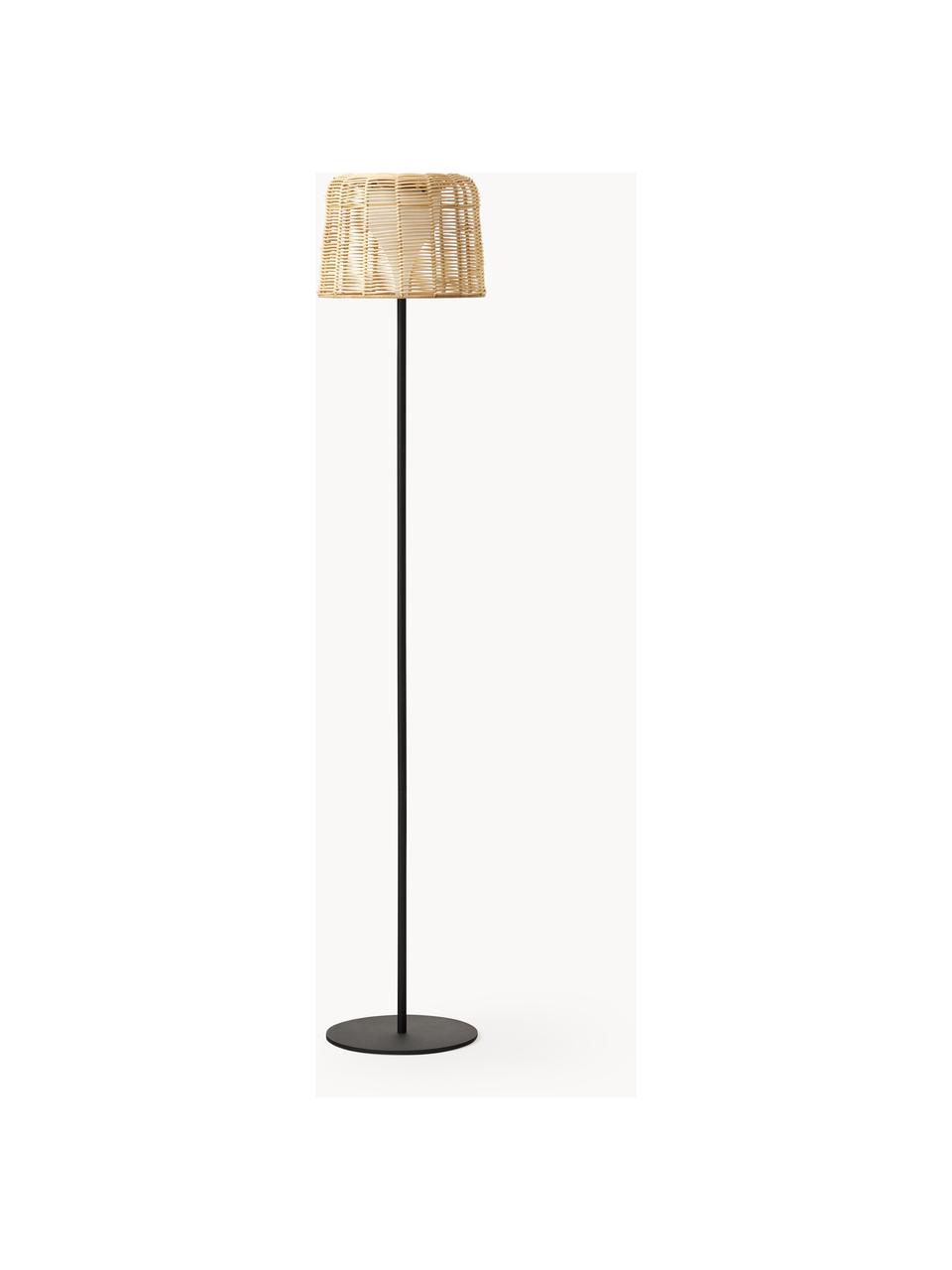 Solárna LED lampa Kyra, Svetlobéžová, čierna, Š 45 x V 74 cm