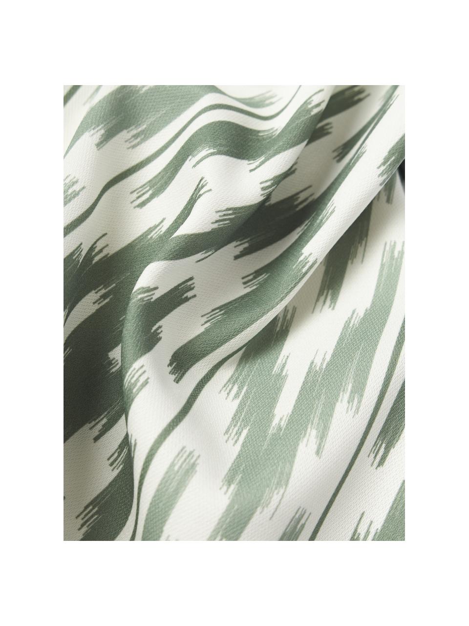 Copricuscino da esterno con motivo ikat Maillot, 100% acrilico 

Il materiale utilizzato in questo prodotto è stato testato per sostanze nocive e certificato secondo STANDARD 100 by OEKO-TEX®, 2016OK0494, Verde salvia, Larg. 40 x Lung. 40 cm