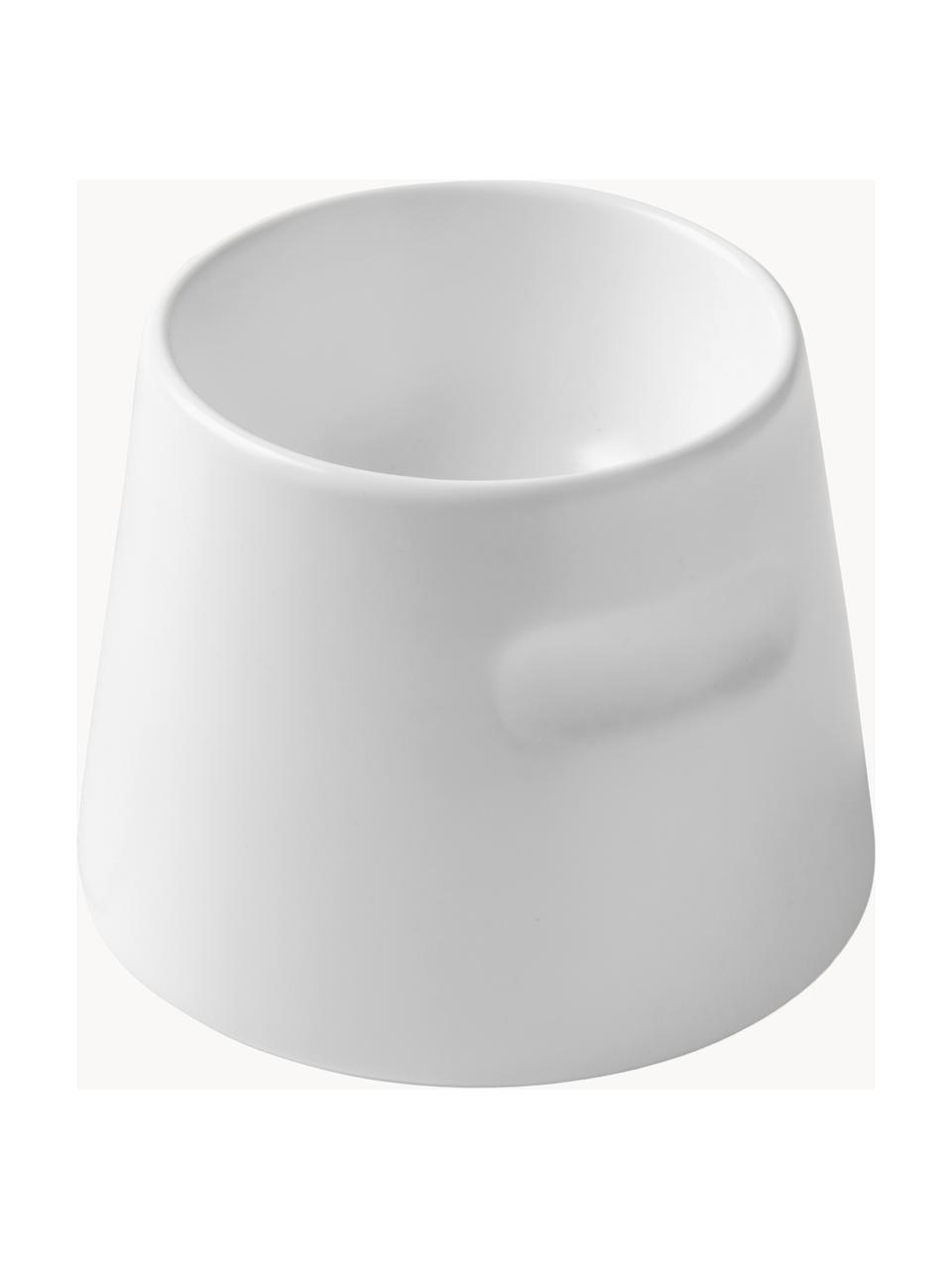 Gamelle en porcelaine pour animaux domestiques Tower, Porcelaine, Blanc, Ø 12 x haut. 16 cm