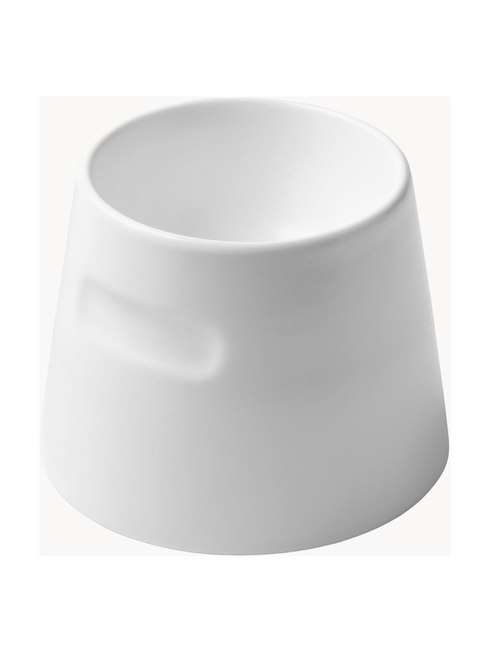 Porcelánová miska pre zvieratá Tower, Porcelán, Biela, Ø 12 x V 16 cm