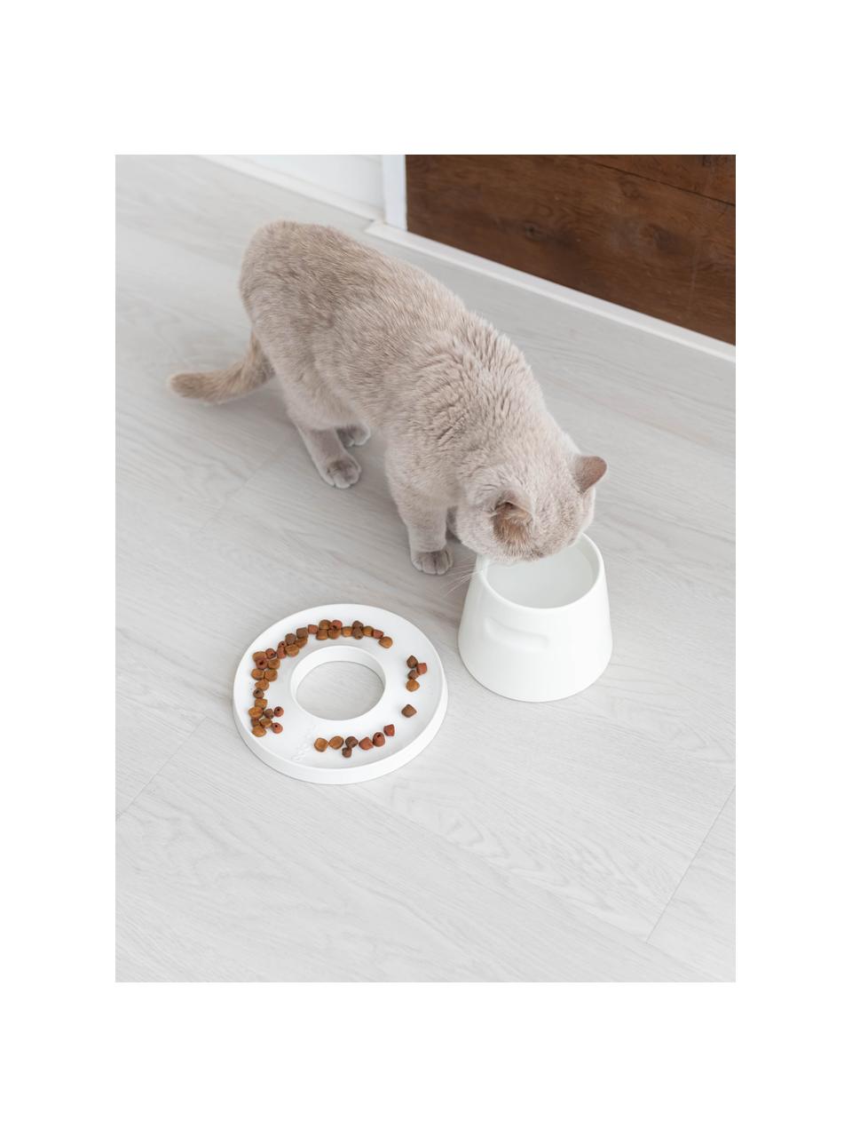 Gamelle en porcelaine pour animaux domestiques Tower, Porcelaine, Blanc, Ø 12 x haut. 16 cm