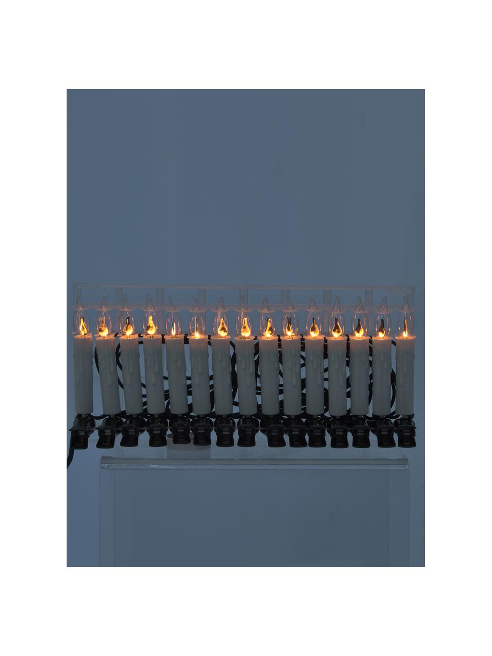Ghirlanda a LED con 15 candele Bonita, 710 cm, Plastica, Verde, bianco, Lung. 710 cm