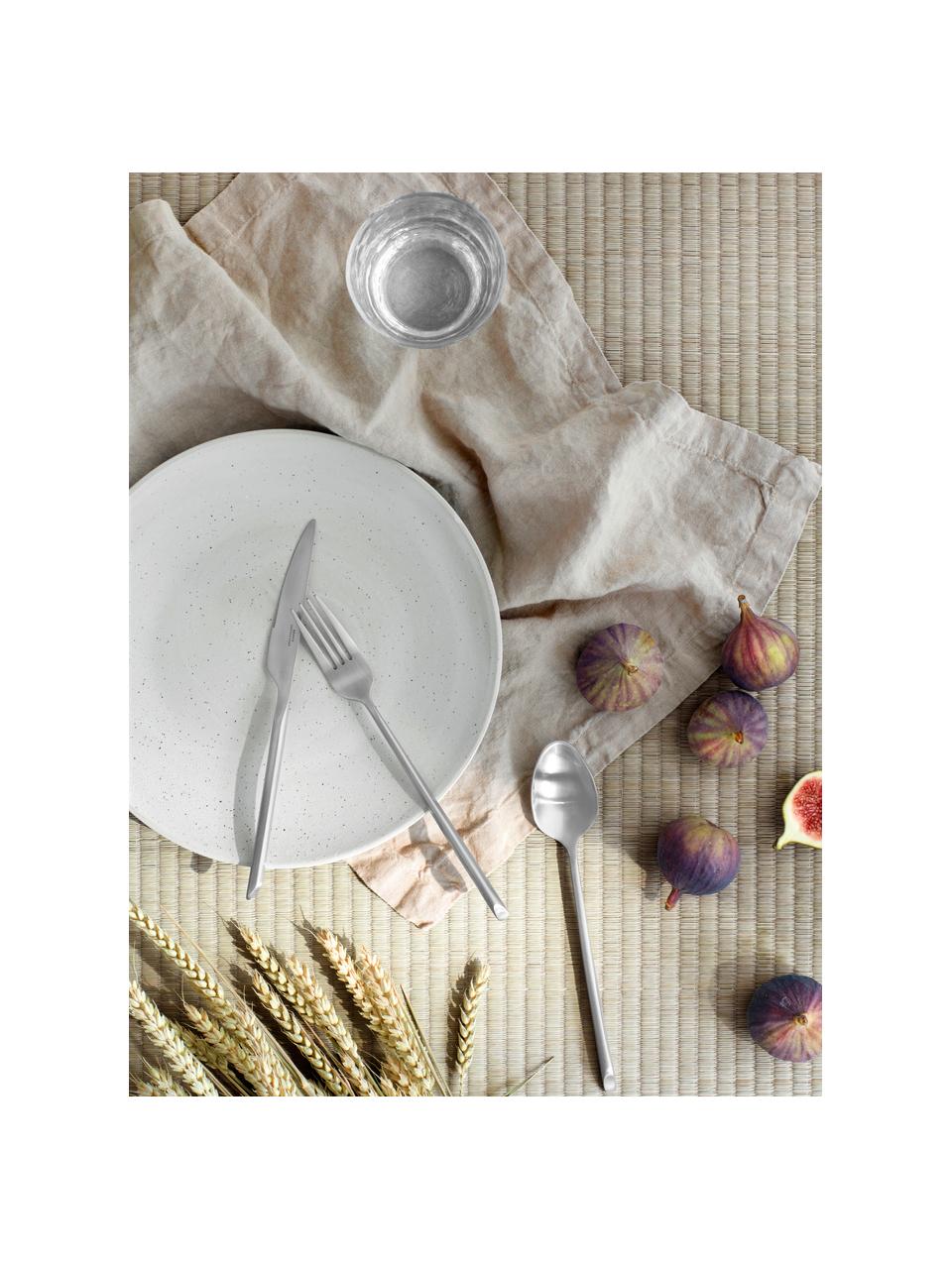 Assiette plate en grès Grød, 4 pièces, Grès cérame, Beige, Ø 29 cm