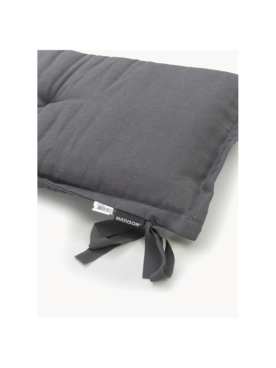 Coussin pour banc Panama, Gris foncé, larg. 48 x long. 120 cm