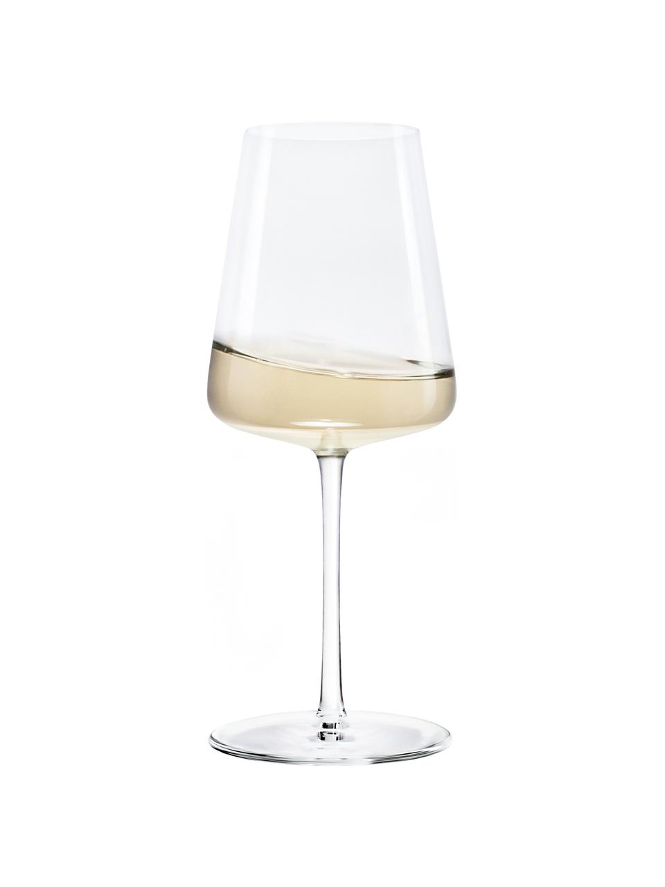 Verre à vin blanc cristal Power, 6 pièces, Cristal, Transparent, Ø 9 x haut. 21 cm, 400 ml