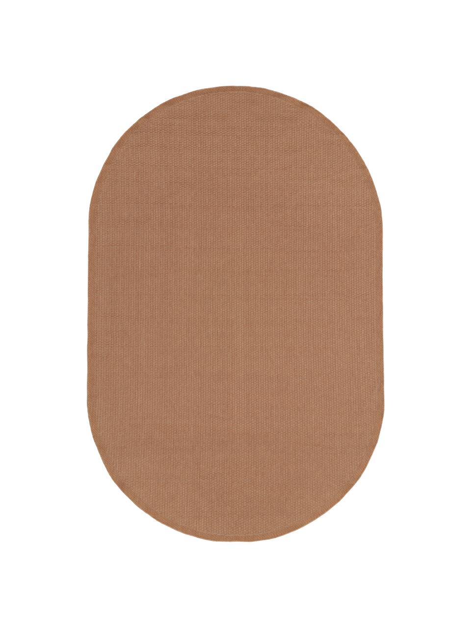 Tapis ovale d'extérieur terracotta Toronto, 100 % polypropylène, Terre cuite, larg. 200 x long. 300 cm (taille L )