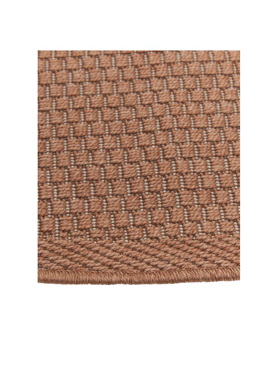 Owalny dywan wewnętrzny/zewnętrzny Toronto, 100% polipropylen, Terakota, S 200 x D 300 cm (Rozmiar L)