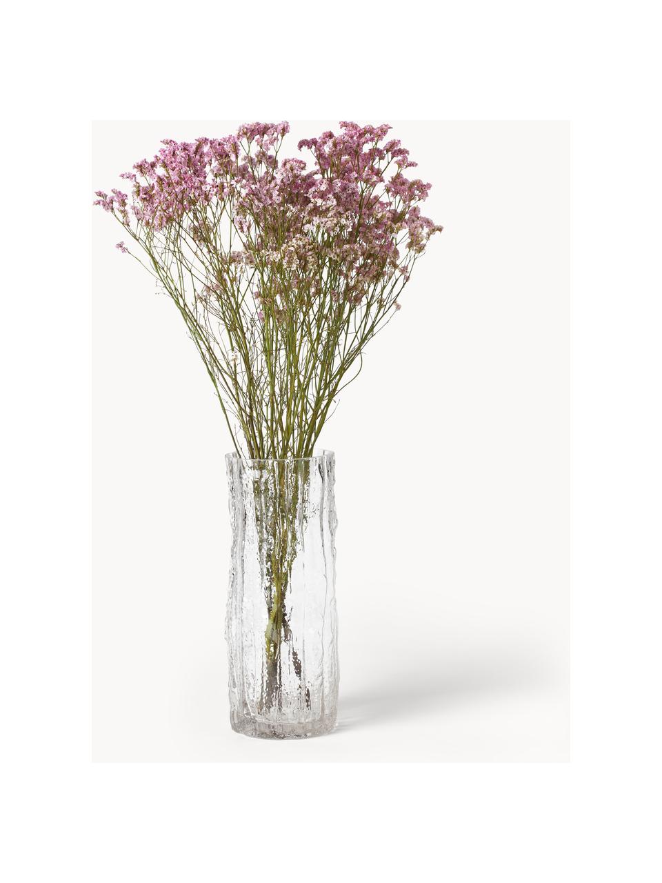 Sklenená váza Elli, Sklo, Priehľadná, Ø 13 x V 30 cm