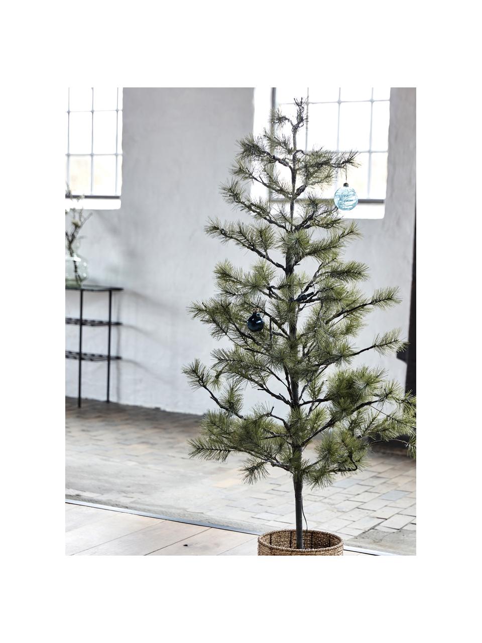 Albero di Natale con luci a LED Pauce, Verde scuro, Alt. 180 cm